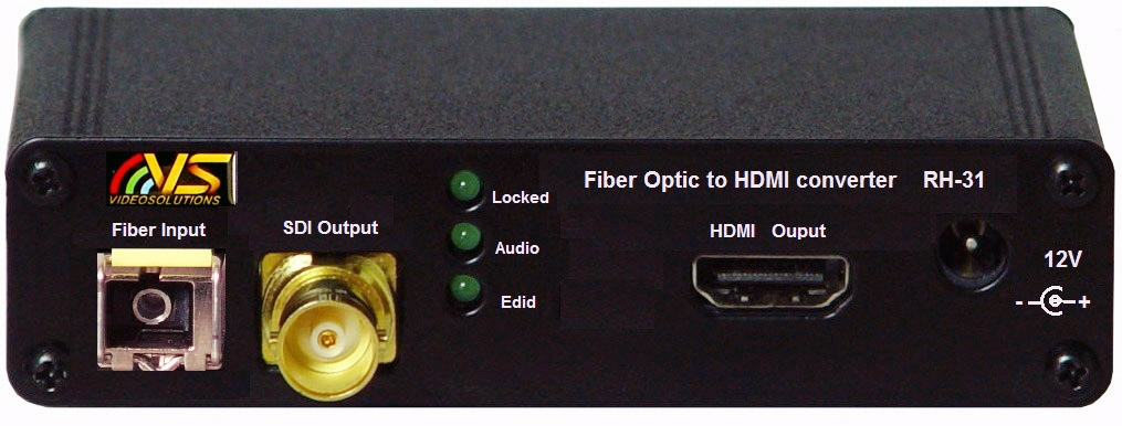 Far galning håndtag Discontinued -Fiber Optic to HDMI Converter - buy from manufacturer  Videosolutions Group LLC